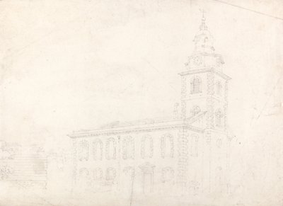 Christ Church, Blackfriars, London by Thomas Girtin